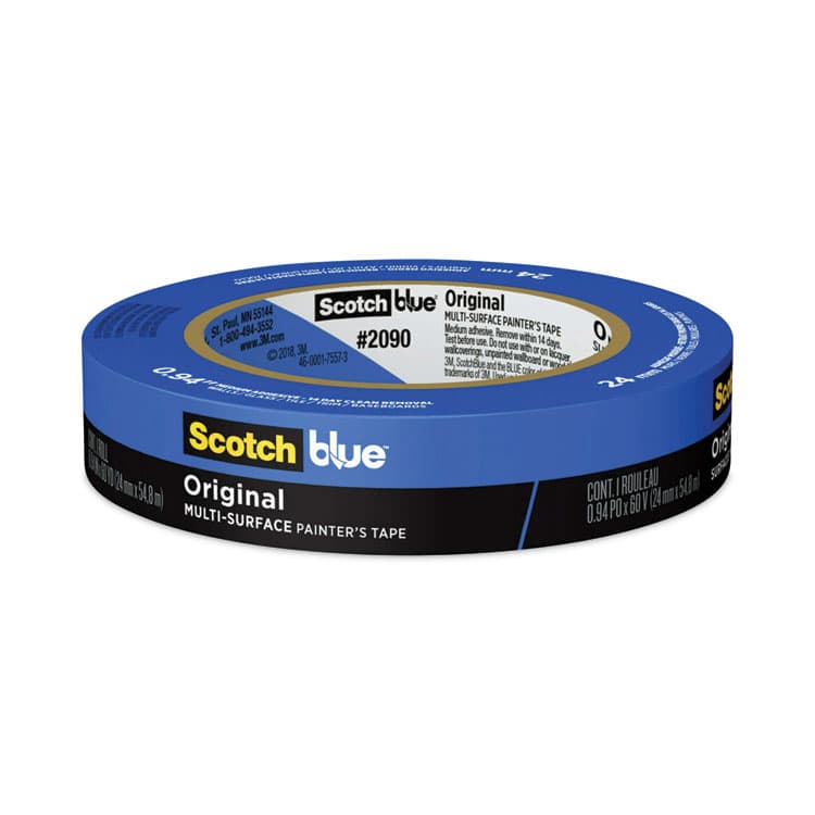 3M/COMMERCIAL TAPE DIV. Original Multi-Surface Painter's Tape, 3" Core, 0.94" x 60 yds, Blue (MMM209024A)