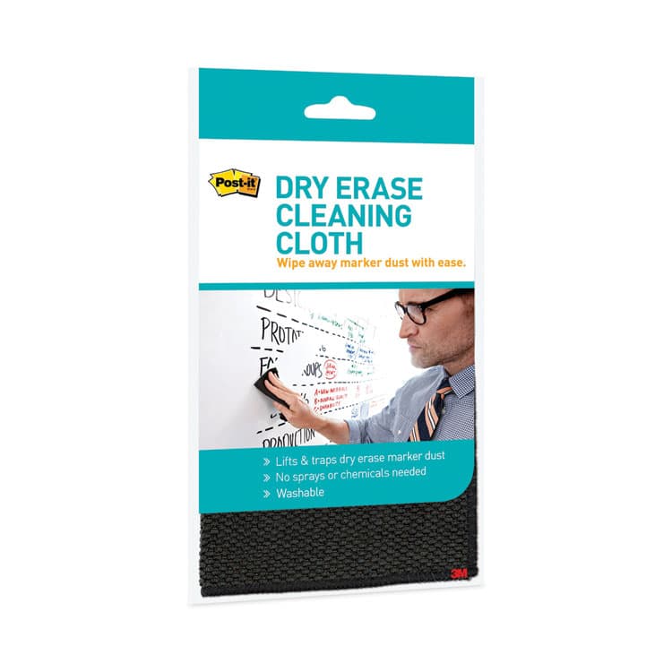 3M/COMMERCIAL TAPE DIV. Dry Erase Cleaning Cloth, 10.63" x 10.63", Gray (MMMDEFCLOTH) thumbnail 2