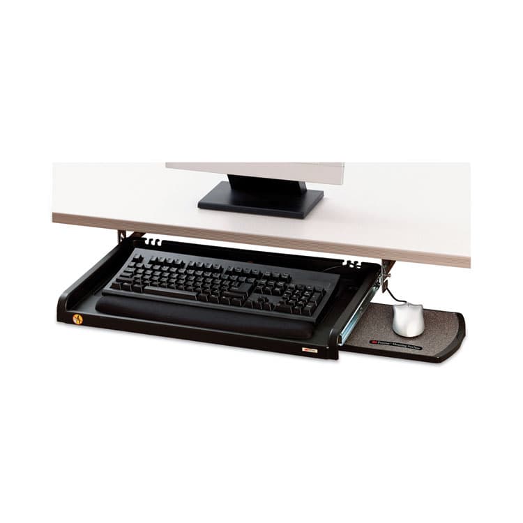 3M/COMMERCIAL TAPE DIV. Under Desk Keyboard Drawer, 23w x 14d, Black (MMMKD45)