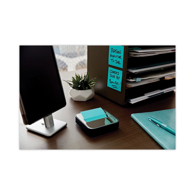 3M/COMMERCIAL TAPE DIV. Pop-up 3 x 3 Note Refill, 3" x 3", Supernova Neons Collection Colors, 90 Sheets/Pad, 6 Pads/Pack (MMMR3306SSMIA) thumbnail 3