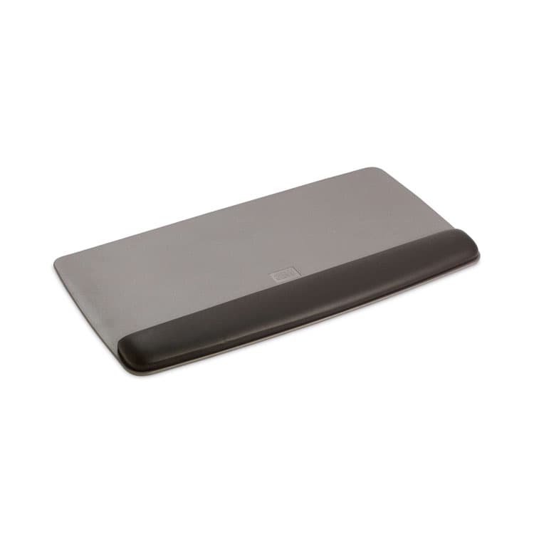 3M/COMMERCIAL TAPE DIV. Antimicrobial Gel Keyboard Wrist Rest Platform, 19.6 x 10.6, Black/Gray (MMMWR420LE)