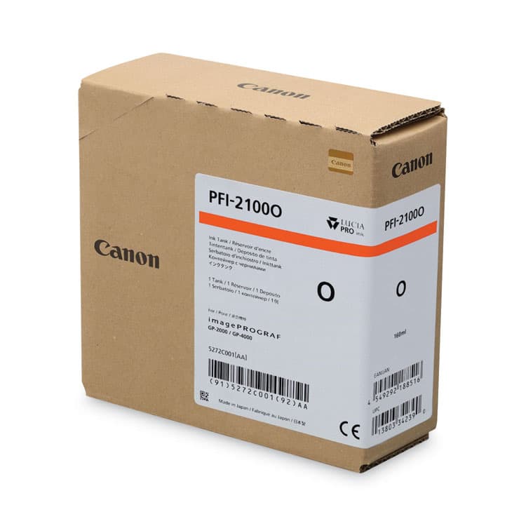 CANON USA, . 5272C001AA (PFI-2100) Ink, Orange (CNM5272C001AA)