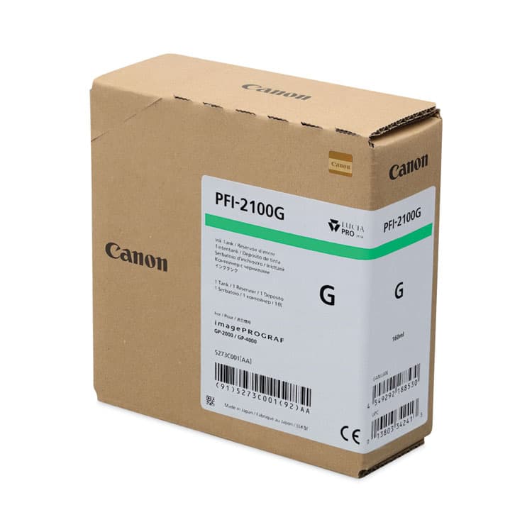 CANON USA, . 5273C001AA (PFI-2100) Ink, Green (CNM5273C001AA)