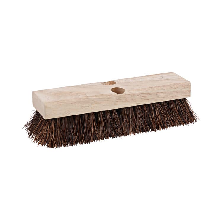 BOARDWALK Deck Brush Head, 2" Brown Palmyra Bristles, 10" Brush (BWK3110)