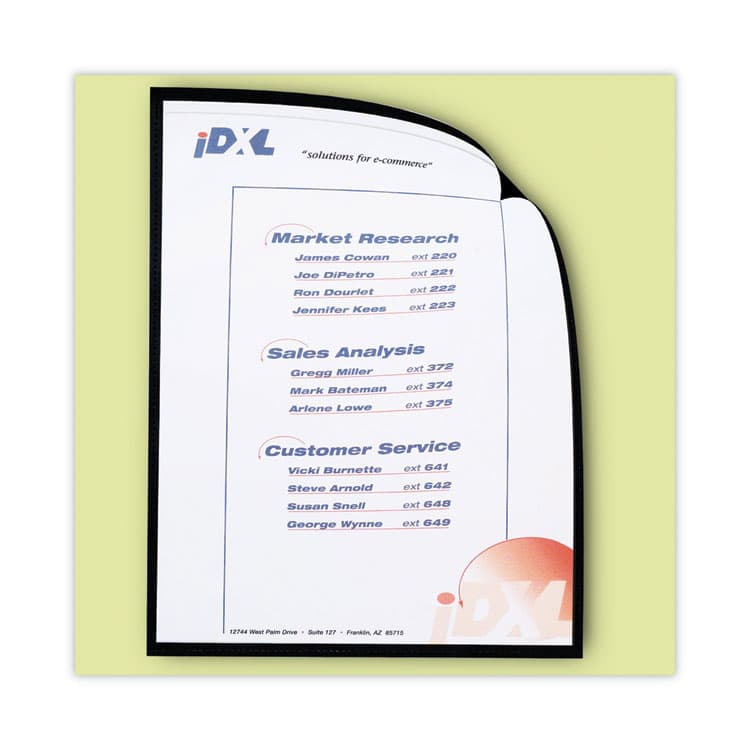 C-LINE PRODUCTS, Magnetic Cubicle Keepers Display Holders, 9.2 x 11.69, Magnetic Mount, Clear, 2/Pack (CLI37911) thumbnail 4