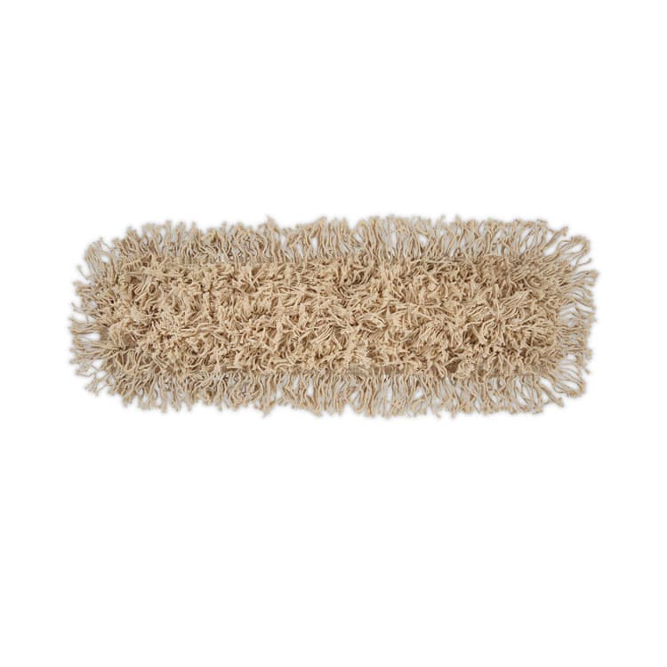 BOARDWALK Industrial Dust Mop Head, Hygrade Cotton, 24 x 5, White (BWK1324)