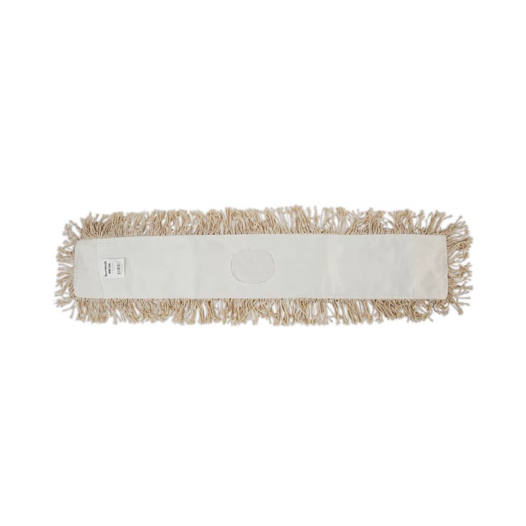 BOARDWALK Industrial Dust Mop Head, Washable, Hygrade Cotton, 36 x 5, White (BWK1336) thumbnail 2