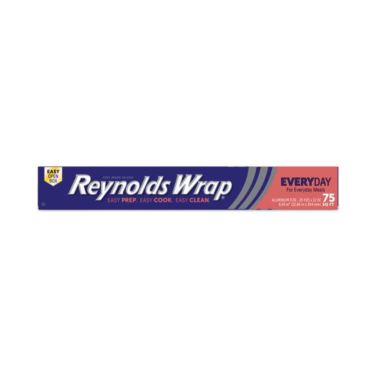 REYNOLDS FOOD PACKAGING Standard Aluminum Foil Roll, 12" x 75 ft, 35/Carton (RFPF28015CT)