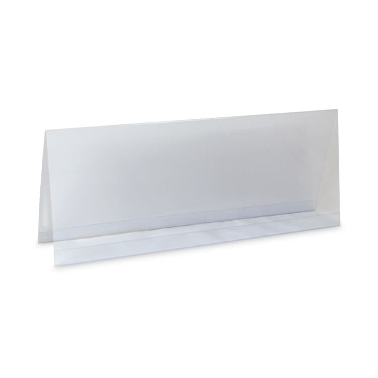 C-LINE PRODUCTS, Tent Card Holders, 4.25 x 11.7, Rigid Heavyweight Clear Plastic, 25/Box (CLI87507) thumbnail 3