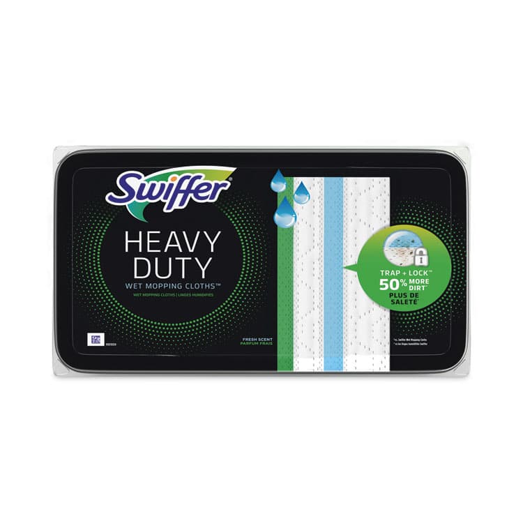 PROCTER & GAMBLE Heavy-Duty Wet Refill Cloths, 10 x 8, Open Window Fresh, 20/Tub, 6 Tubs/Carton (PGC76472)