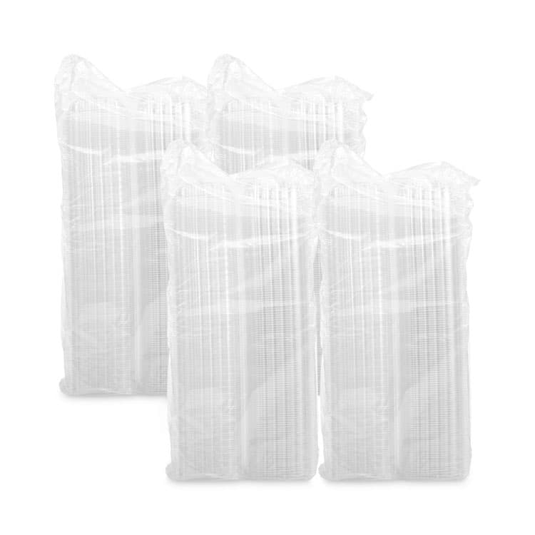 DART ClearSeal Hinged-Lid Plastic Containers, 13.8 oz, Clear, Plastic, 500/Carton (DCCPET53PST1) thumbnail 4