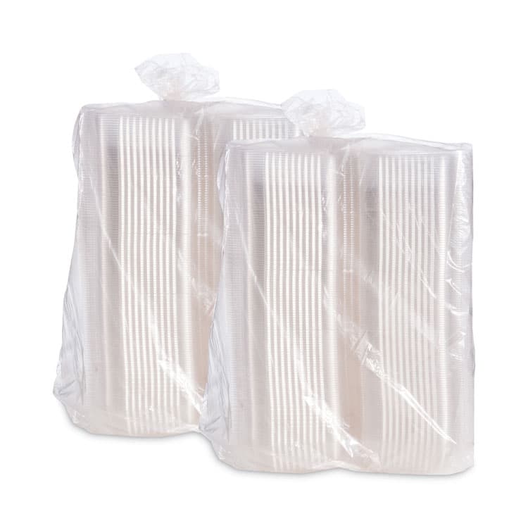 DART StayLock Clear Hinged Lid Containers, 5.4 x 9 x 3.5, Clear, Plastic, 250/Carton (DCCC35UT1) thumbnail 4