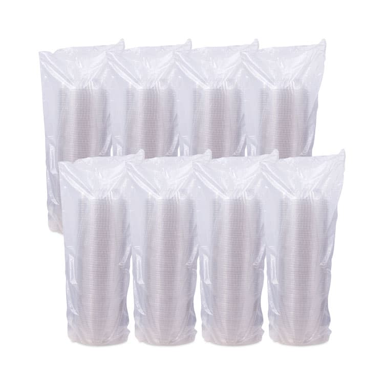 DART PresentaBowls Clear Bowls, 8 oz, 5.3" Diameter x 1.4" h, Clear, Plastic, 504/Carton (DCCPET8B) thumbnail 4