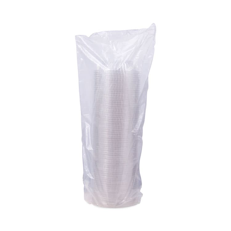 DART PresentaBowls Clear Bowls, 8 oz, 5.3" Diameter x 1.4" h, Clear, Plastic, 504/Carton (DCCPET8B) thumbnail 3