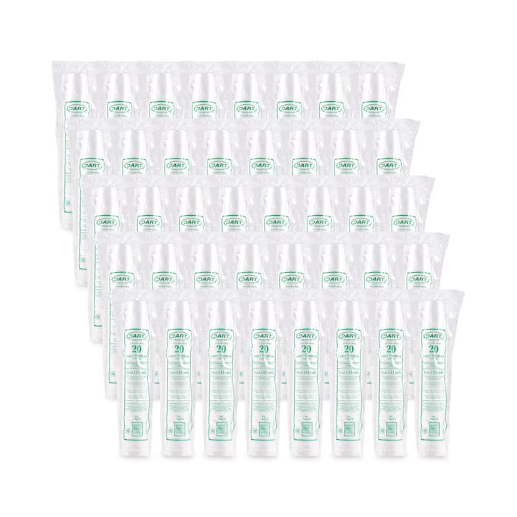 DART Foam Drink Cups, 14 oz, White, 1,000/Carton (DCC14J16) thumbnail 4