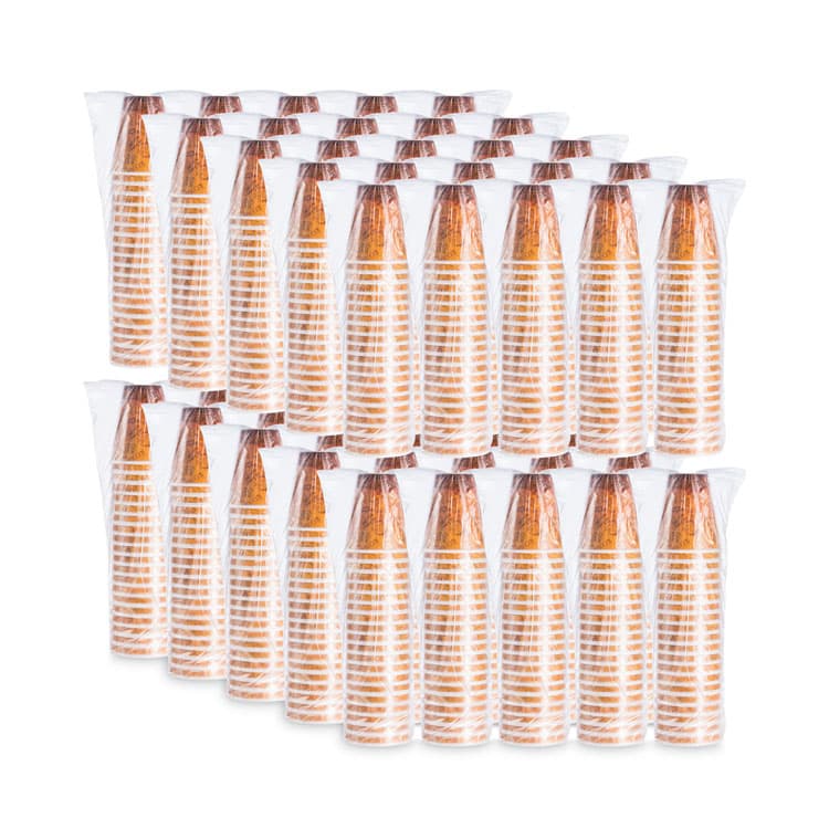 DART Fusion Escape Foam Hot/Cold Cups, 12 oz, Brown/Black, 1,000/Carton (DCC12U16ESC) thumbnail 4