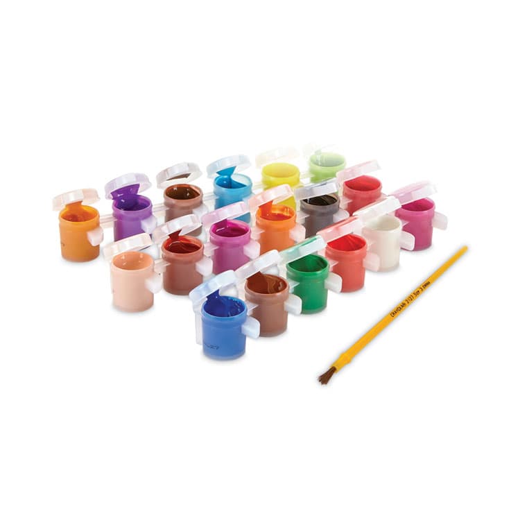 BINNEY & SMITH / CRAYOLA Washable Paint, 18 Assorted Colors, Interconnected 3 oz Cups (CYO540125) thumbnail 2