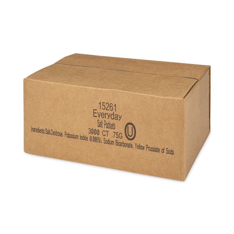 OFFICE SNAX, . Iodized Salt Packets, 0.75 g Packet, 3,000/Box (OFX15261) thumbnail 2