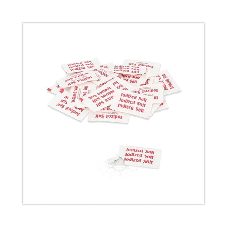 OFFICE SNAX, . Iodized Salt Packets, 0.75 g Packet, 3,000/Box (OFX15261) thumbnail 4