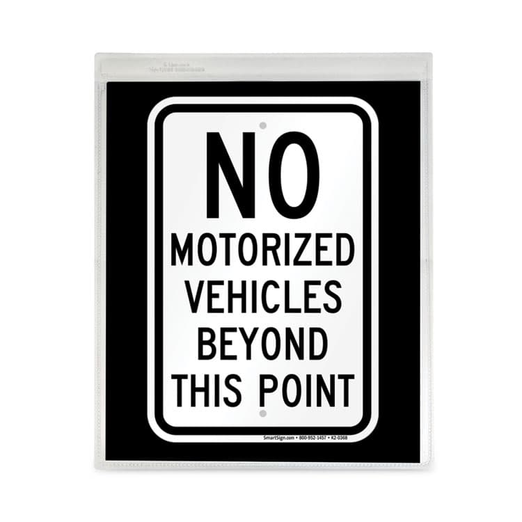 C-LINE PRODUCTS, Self-Adhesive Poly Shop Ticket Holders, Super Heavy-Duty, Top Load 8.5 x 11 Insert, Clear Front, 50/Box (CLI70911) thumbnail 4