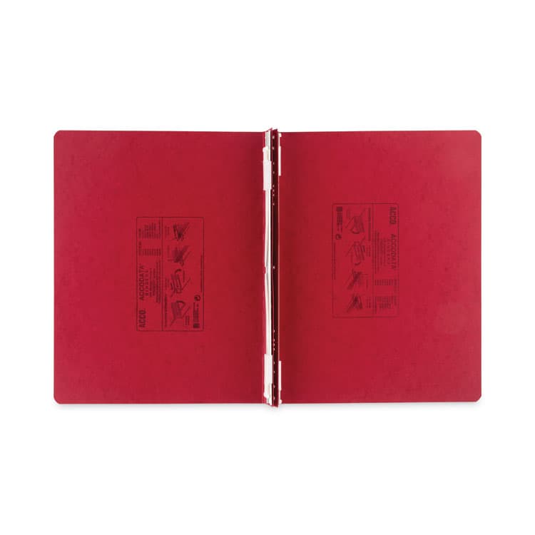 ACCO BRANDS, . PRESSTEX Covers with Storage Hooks, 2 Posts, 6" Capacity, 14.88 x 11, Executive Red (ACC54079) thumbnail 3
