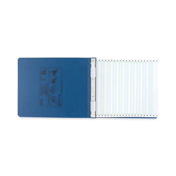 ACCO BRANDS, . PRESSTEX Covers with Storage Hooks, 2 Posts, 6" Capacity, 9.5 x 11, Light Blue (ACC54112) thumbnail 4