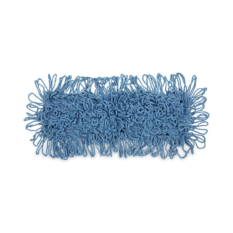BOARDWALK Dust Mop Head, Looped-End, Cotton/Synthetic Fibers, 18 x 5, Blue (BWK1118)