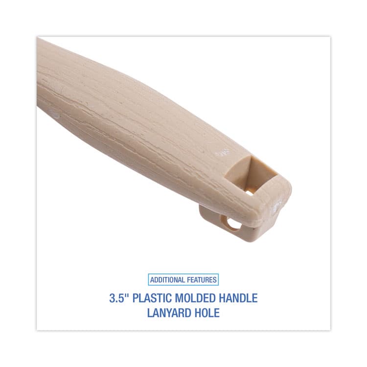 BOARDWALK Counter Brush, Black Tampico Bristles, 4.5" Brush, 3.5" Tan Plastic Handle (BWK5208) thumbnail 3