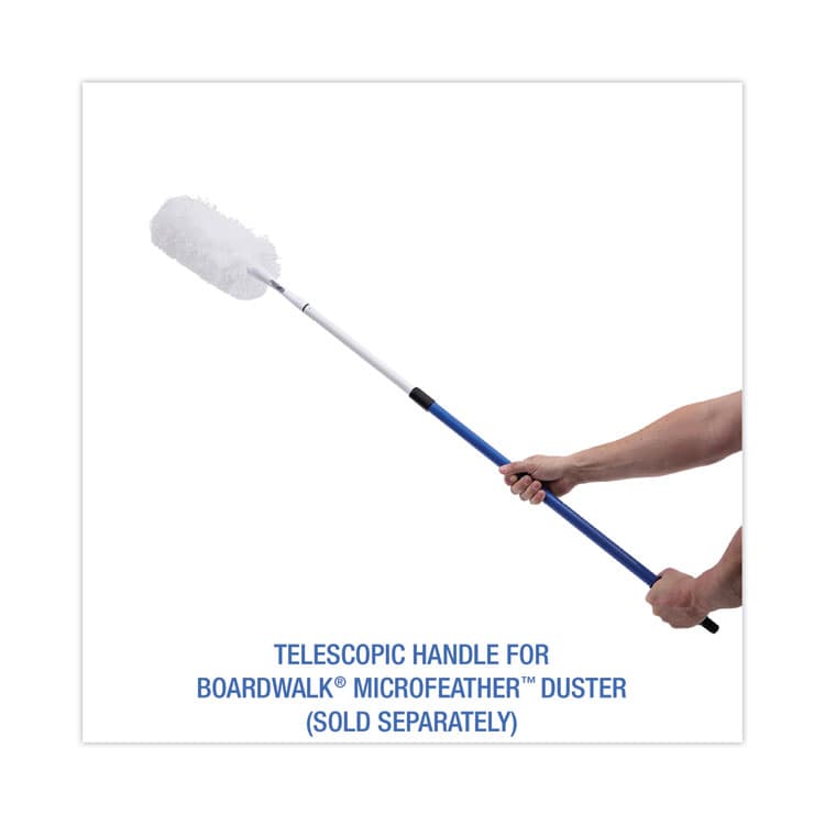 BOARDWALK Telescopic Handle for MicroFeather Duster, 36" to 60" Handle, Blue (BWK638) thumbnail 4