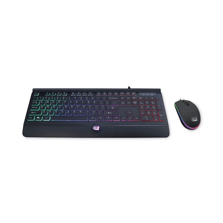 ADESSO Backlit Gaming Keyboard and Mouse Combo, USB, Black (ADEAKB137CB) thumbnail 3