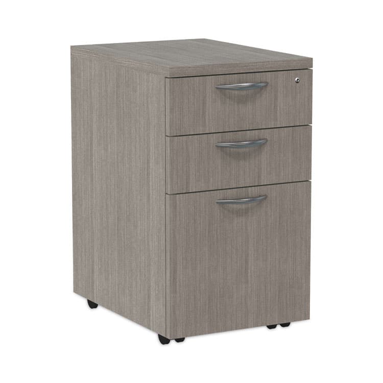 ALERA Alera Valencia Series Mobile Pedestal File, Left/Right, 3-Drawer: Box/Box/File, Legal/Letter, Gray, 15.88 x 20.5 x 28.39 (ALEVA572816GY) thumbnail 2