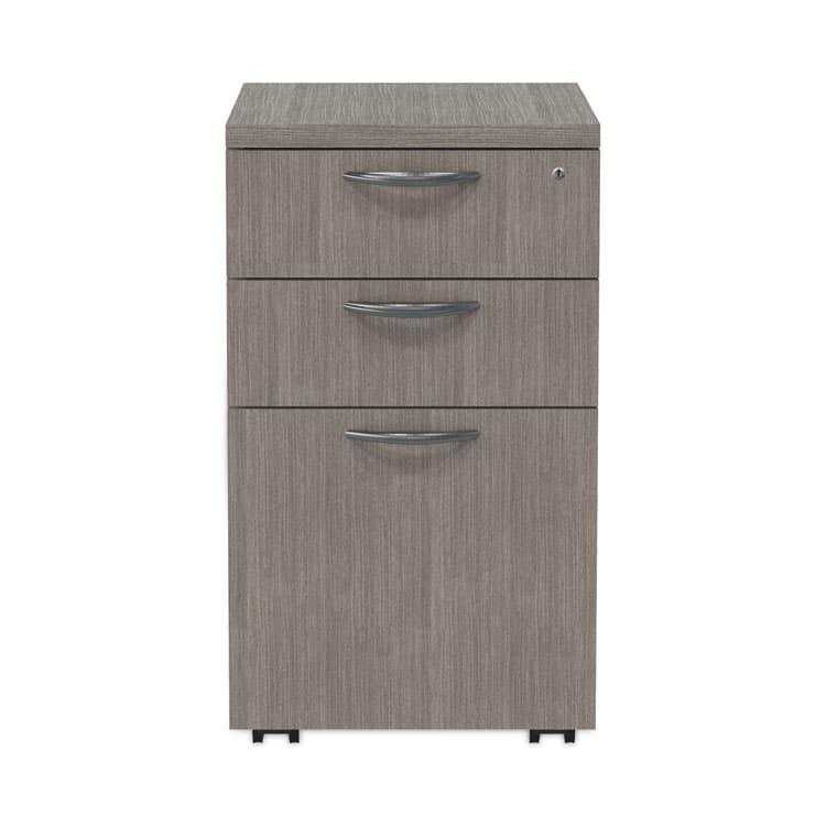 ALERA Alera Valencia Series Mobile Pedestal File, Left/Right, 3-Drawer: Box/Box/File, Legal/Letter, Gray, 15.88 x 20.5 x 28.39 (ALEVA572816GY)