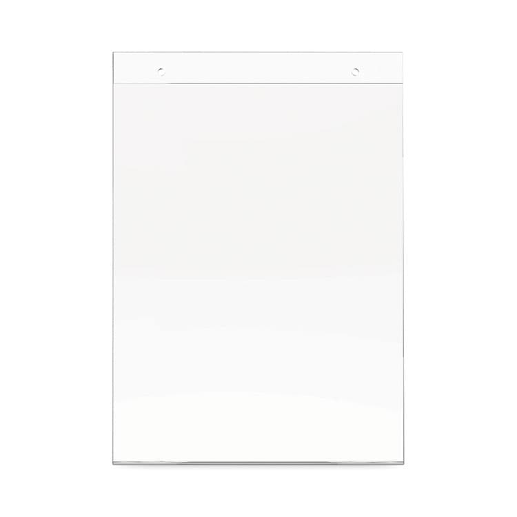 DEFLECTO CORPORATION Classic Image Wall-Mount Sign Holder, Portrait, 8.5 x 11, Clear (DEF68201)