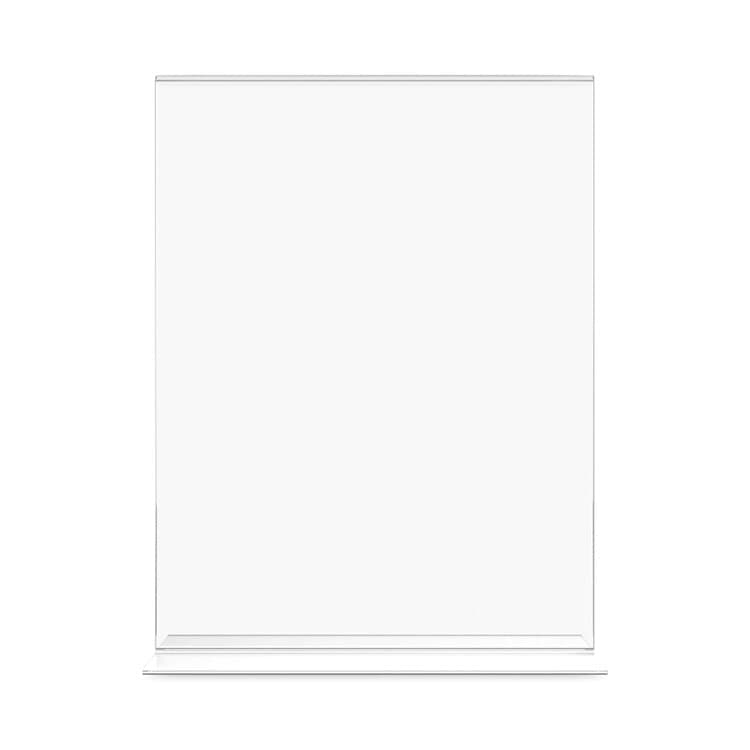 DEFLECTO CORPORATION Classic Image Double-Sided Sign Holder, 8.5 x 11 Insert, Clear (DEF69201)