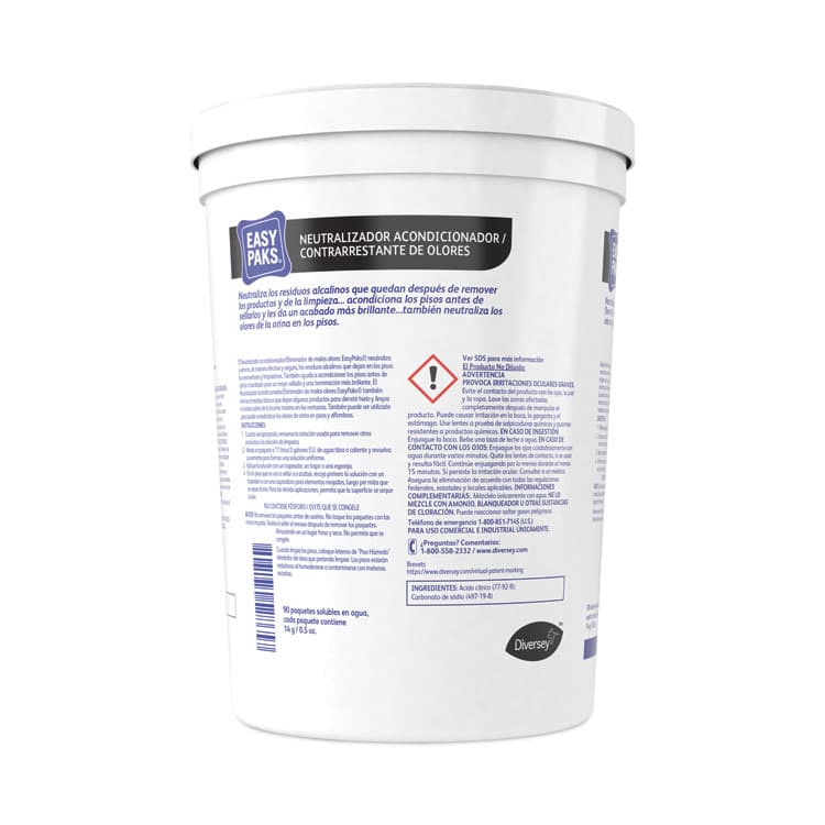 DIVERSEY Neutralizer Conditioner/Odor Counteractant, 0.5 oz Packet, 90/Tub, 2 Tubs/Carton (DVO990685) thumbnail 3
