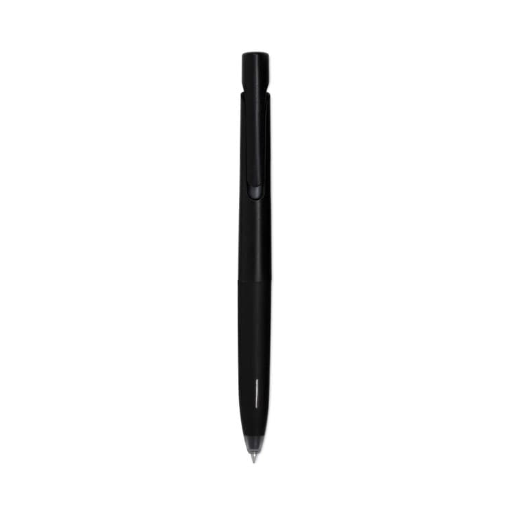 ZEBRA PEN CORP. bLen Gel Pen, Retractable, Fine 0.7 mm, Black Ink, Black Barrel, Dozen (ZEB41410)