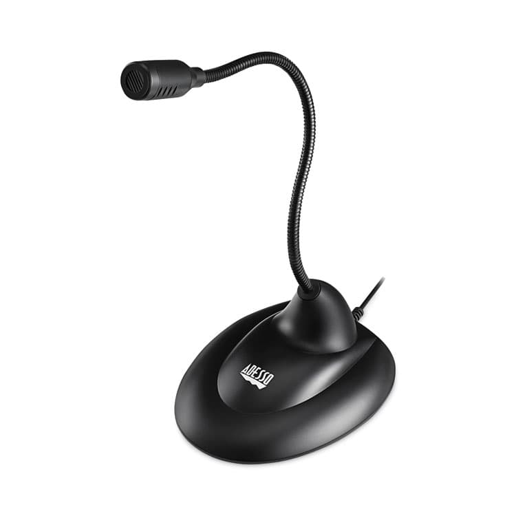 ADESSO Xtream M1 Desktop Omnidirectional Gooseneck Microphone, Black (ADEXTREAMM1) thumbnail 3