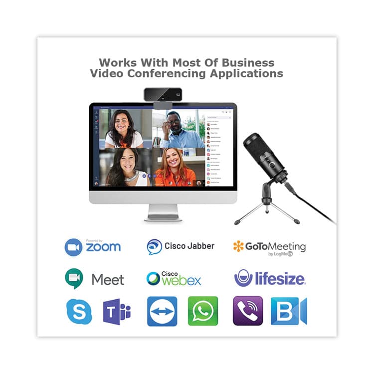 ADESSO Xtream M4 Cardioid Condenser Recording Microphone, Black (ADEXTREAMM4) thumbnail 3