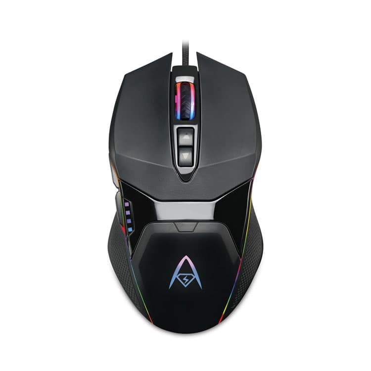 ADESSO iMouse X5 Illuminated Seven-Button Gaming Mouse, USB 2.0, Left/Right Hand Use, Black (ADEIMOUSEX5) thumbnail 2