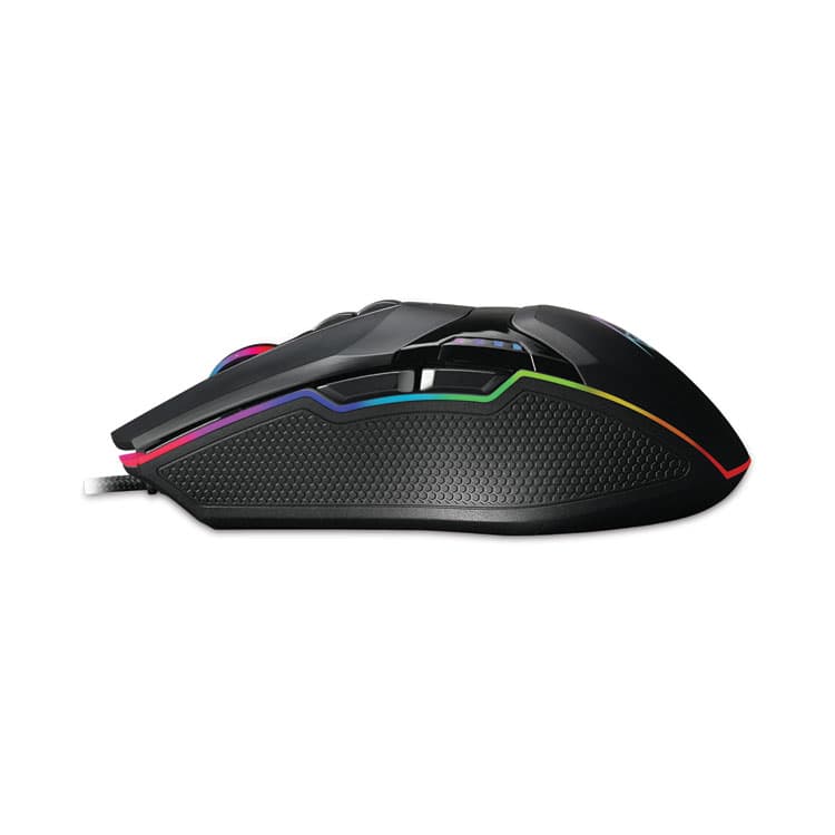ADESSO iMouse X5 Illuminated Seven-Button Gaming Mouse, USB 2.0, Left/Right Hand Use, Black (ADEIMOUSEX5) thumbnail 4