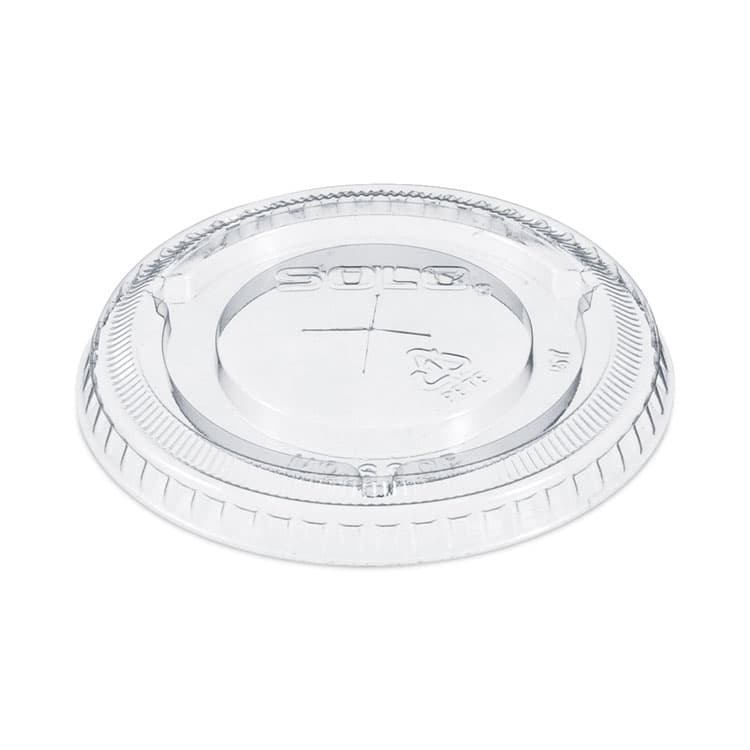 DART Straw-Slot Cold Cup Lids, Fits 10 oz Cold Cups, Plastic, Clear, 100/Pack, 25 Packs/Carton (DCC600TS) thumbnail 3