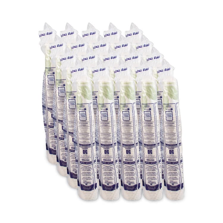 DART Bare Eco-Forward Paper Cold Cups, 22 oz, Green/White, 50/Sleeve, 20 Sleeves/Carton (SCCRS22BBJD110) thumbnail 4