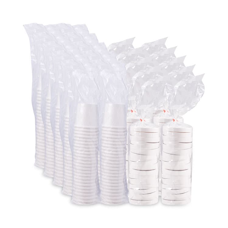 DART Flexstyle Double Poly Food Combo Packs, 16 oz, White, Paper, 25/Pack, 10 Packs/Carton (SCCKHB16A) thumbnail 4