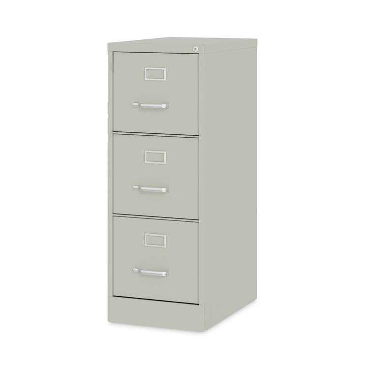 ALERA Three-Drawer Economy Vertical File, Letter-Size File Drawers, 15" x 22" x 40.19", Light Gray (ALEHVF1541LG) thumbnail 2
