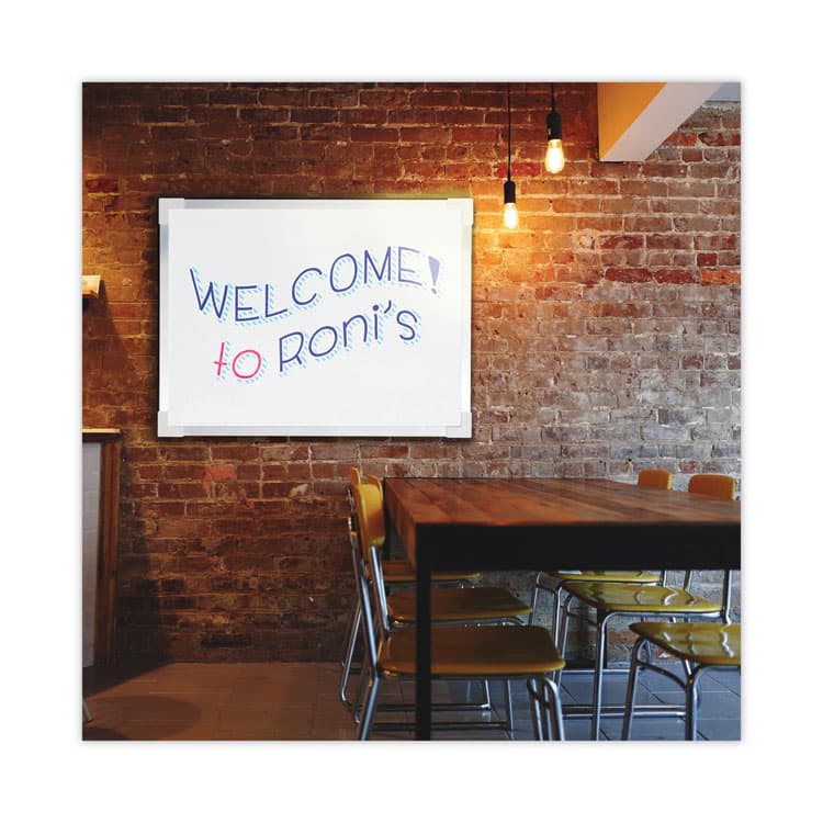 FLIPSIDE PRODUCTS Framed Dry Erase Board, 48" x 36", White Surface, Satin Aluminum Frame (FLP17641) thumbnail 3
