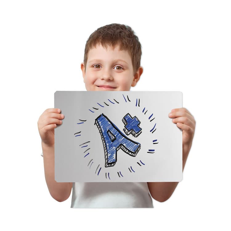 FLIPSIDE PRODUCTS Dry Erase Board, 12" x 9", White Surface, 24/Pack (FLP24912) thumbnail 4