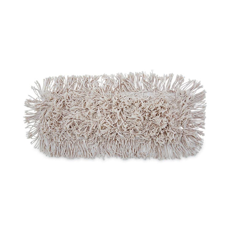 BOARDWALK Industrial Dust Mop Head, Cotton, 12 x 5, White (BWK1312) thumbnail 4