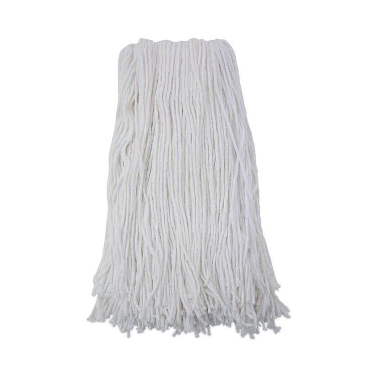 BOARDWALK Cut-End Wet Mop Head, Rayon, #32, White, 12/Carton (BWK2032RCT)
