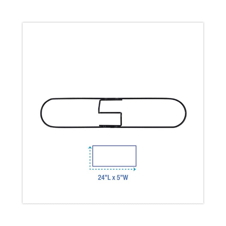 BOARDWALK Clip-On Dust Mop Frame, 24w x 5d, Zinc Plated (BWK1424) thumbnail 2