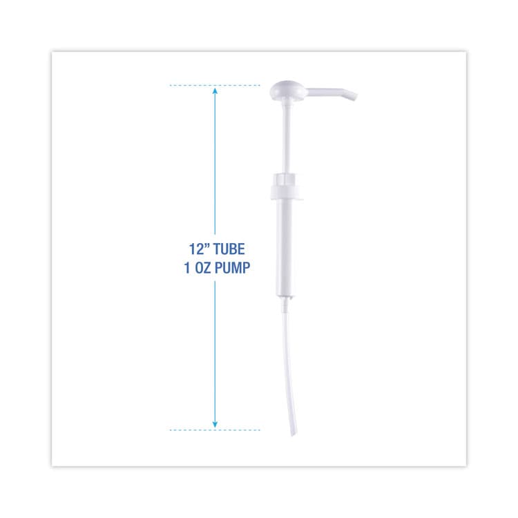 BOARDWALK Siphon Pump for 1 gal Bottles, 1 oz Output, 12" Tube, Plastic, White (BWK00417EA) thumbnail 2